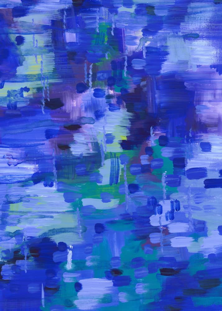 Reflections In Blue by Isabelle Brent — canvas wall art
