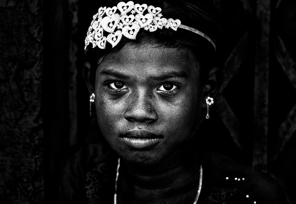 Soulful Child Gaze by Joxe Inazio Kuesta Garmendia — canvas wall art