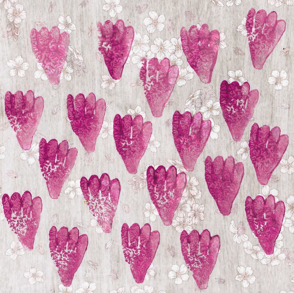Pink Petal Bloom by Santhosh ch — canvas wall art