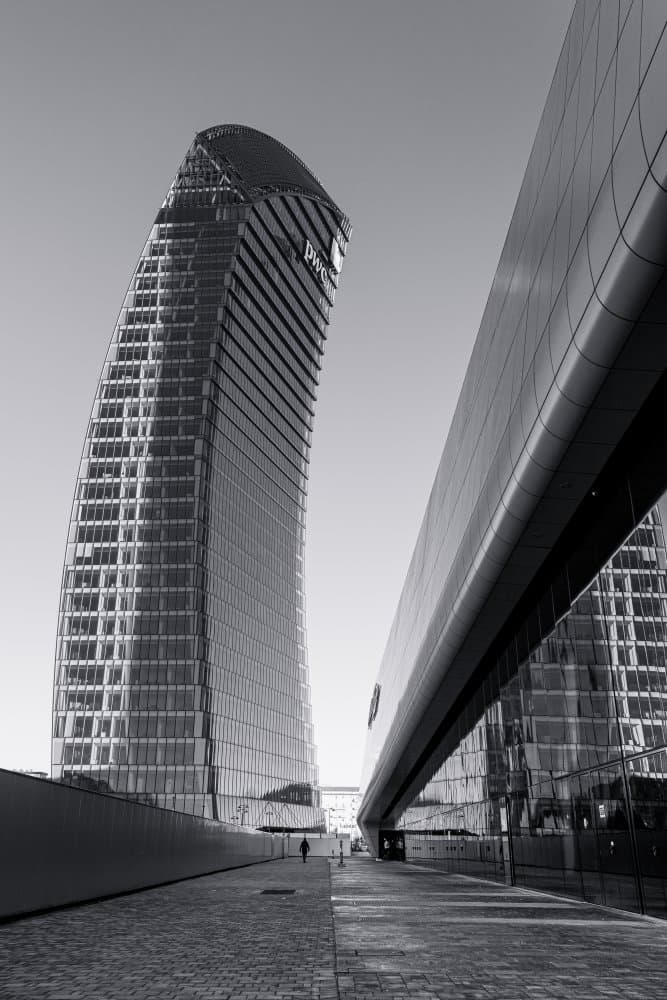 Modern City Curve by Marco Tagliarino — canvas wall art