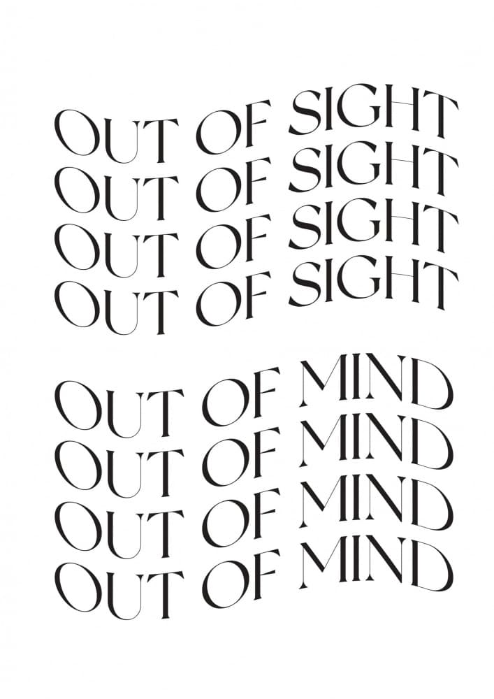Out of Sight Out of Mind by Valeria Castillo — canvas wall art