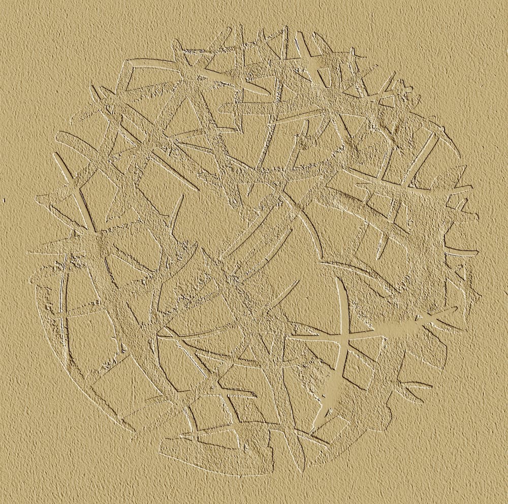 Modern Abstract Relief Pattern by Santhosh ch — canvas wall art