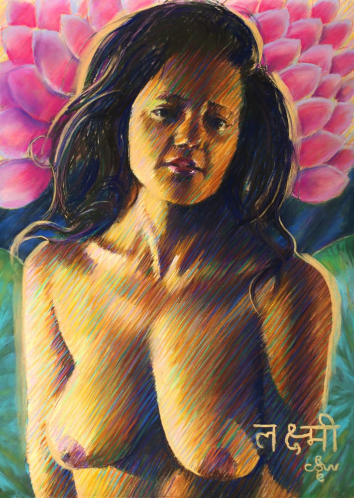Lakshmi - 16-02-21 by Corné Akkers — canvas wall art