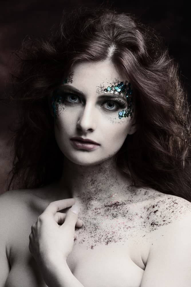 Mysterious Glitter Beauty by Jan Slotboom — canvas wall art