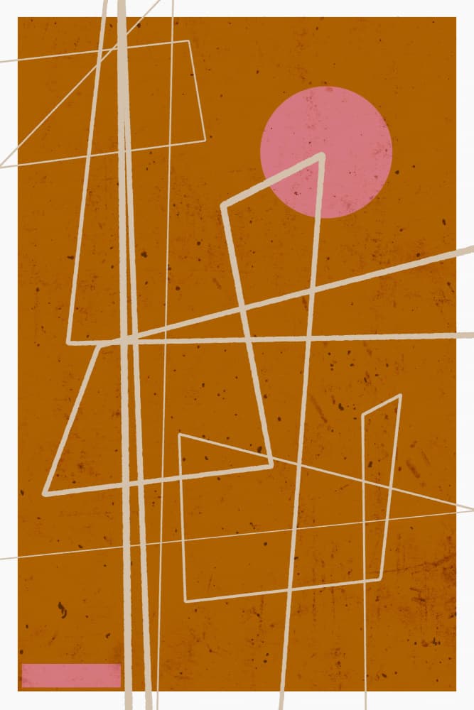 Geometric Harmony by Treechild — canvas wall art