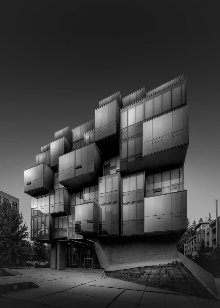 Striking Geometric Structure by Tony Xu — canvas wall art