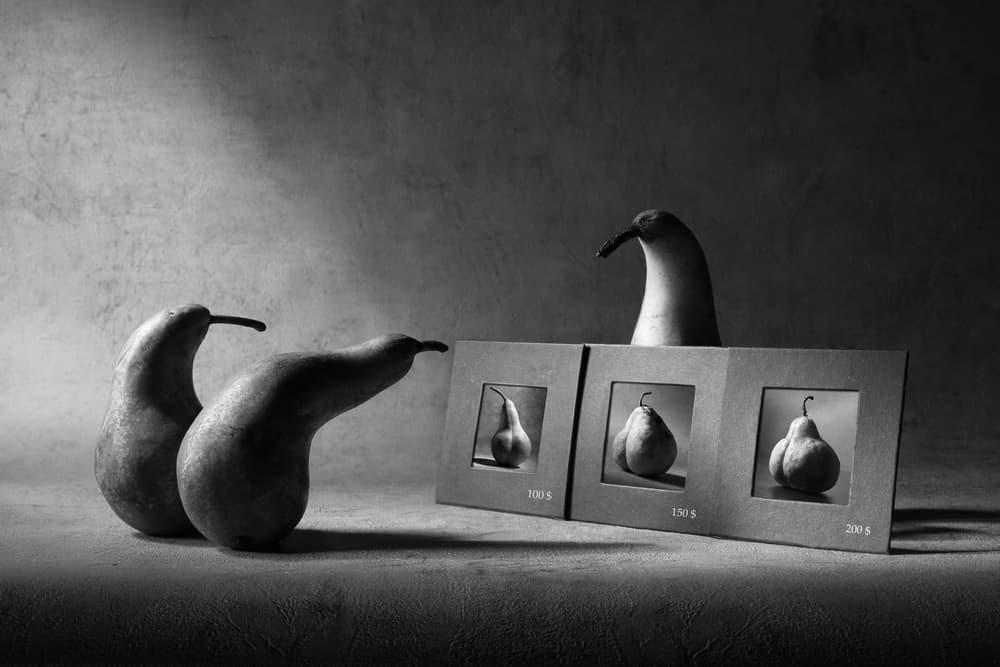 Pear Shapes Gallery by Victoria Glinka — canvas wall art