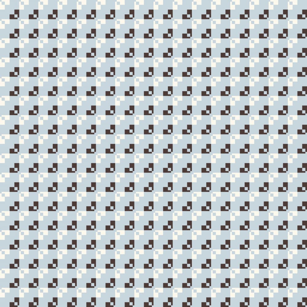 Retro Pixel Pattern by Little Dean — canvas wall art