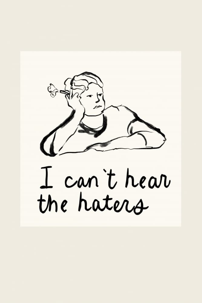 Can't Hear The Haters by Treechild — canvas wall art