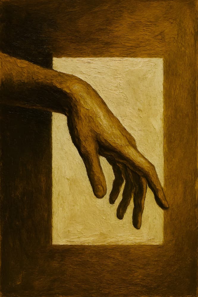 Divine Reach by HUGO — canvas wall art
