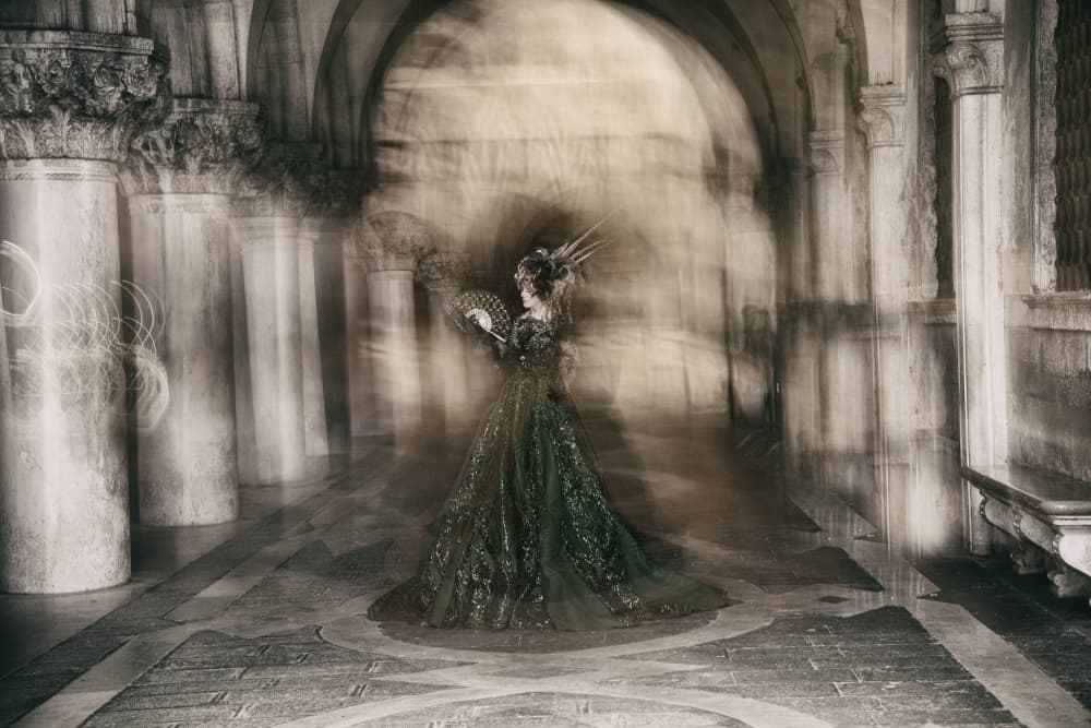 Ethereal Palace Woman by Milan Malovrh — canvas wall art