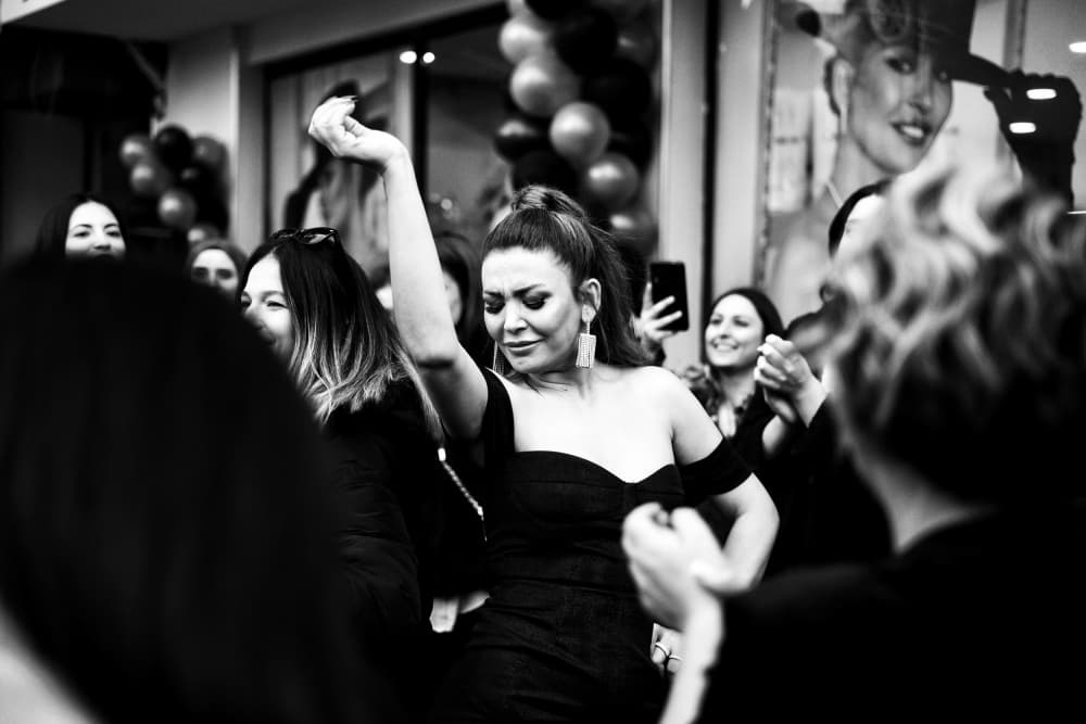 Joyful Dance Celebration by Ali Ayer — canvas wall art