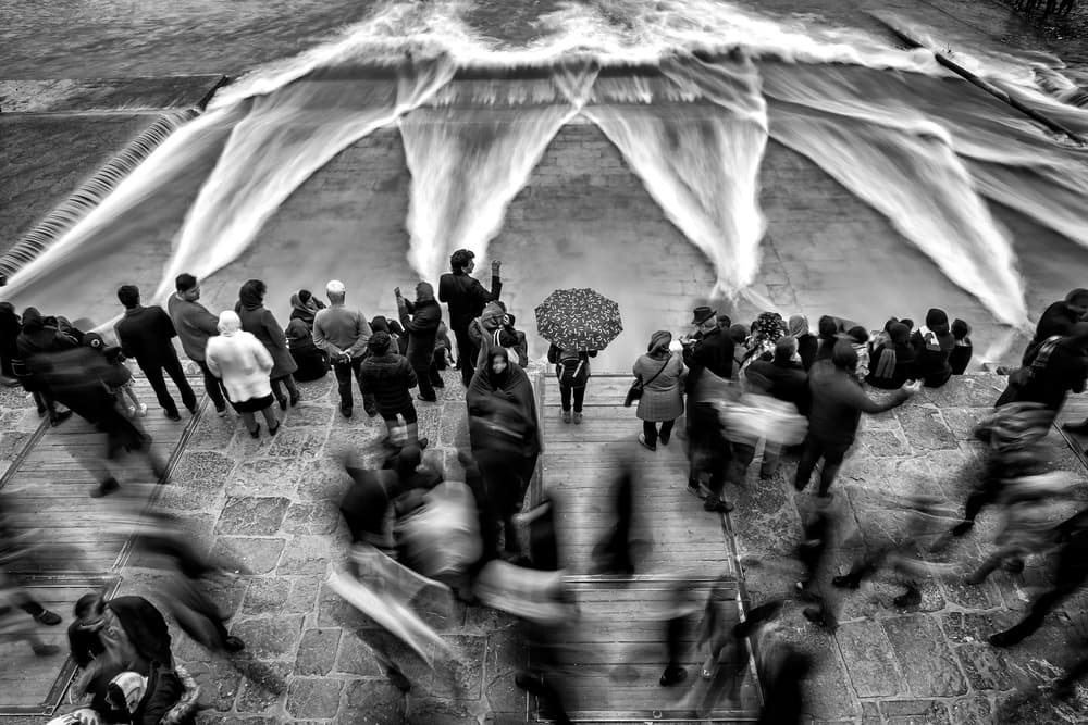 Dynamic Urban Flow by Mohammadreza Momeni — canvas wall art