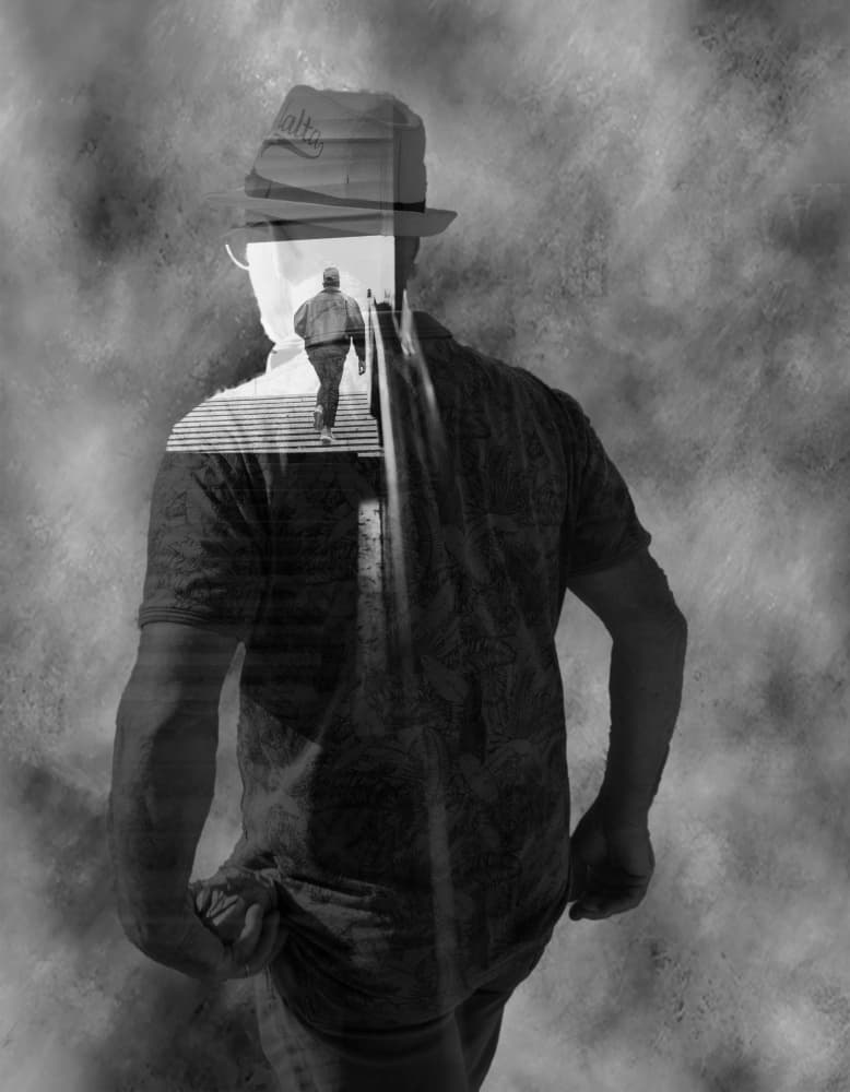 Inner Journey Man by Martin Agius — canvas wall art