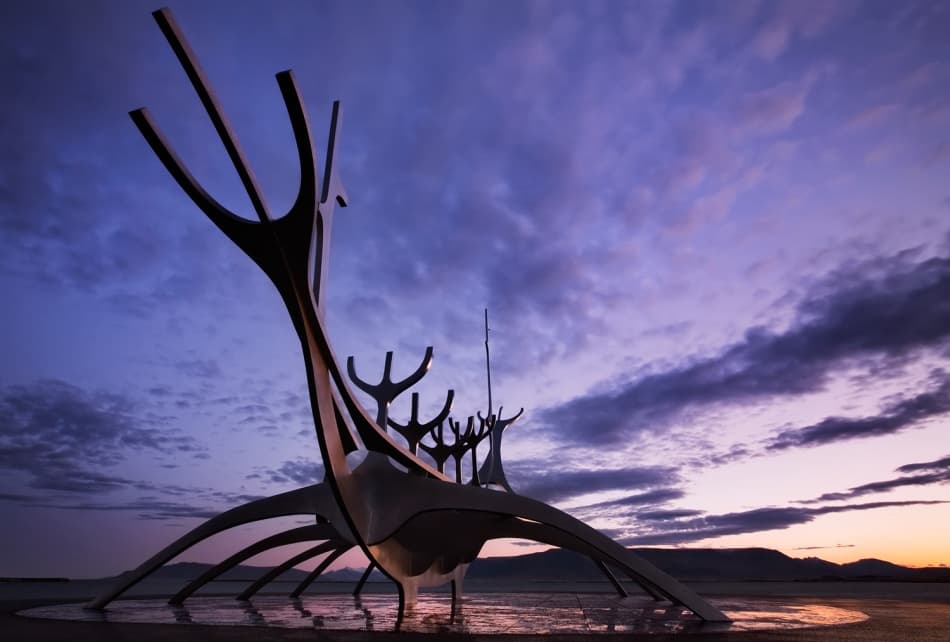 Sun Voyager Sunset by Bragi Ingibergsson - BRIN — canvas wall art