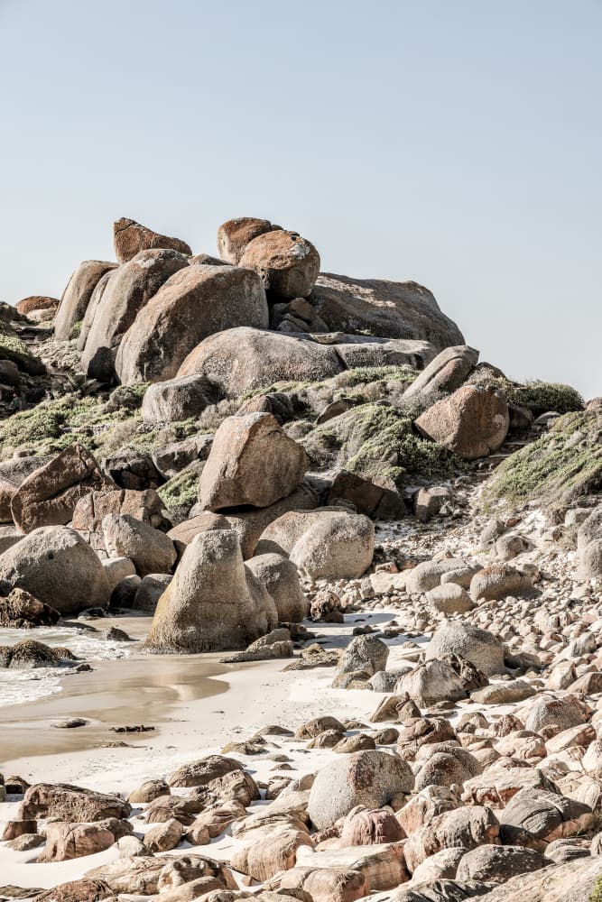 Rocky Coastline Serenity by Shot by Clint — canvas wall art