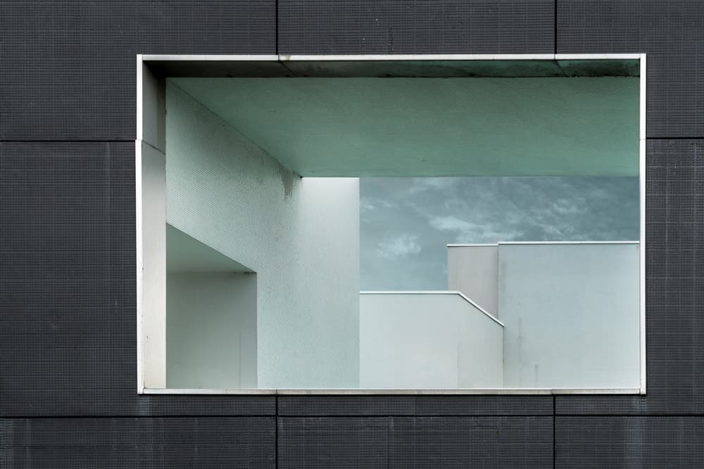 Minimalist Architectural Sky by Luc Vangindertael (laGrange) — canvas wall art