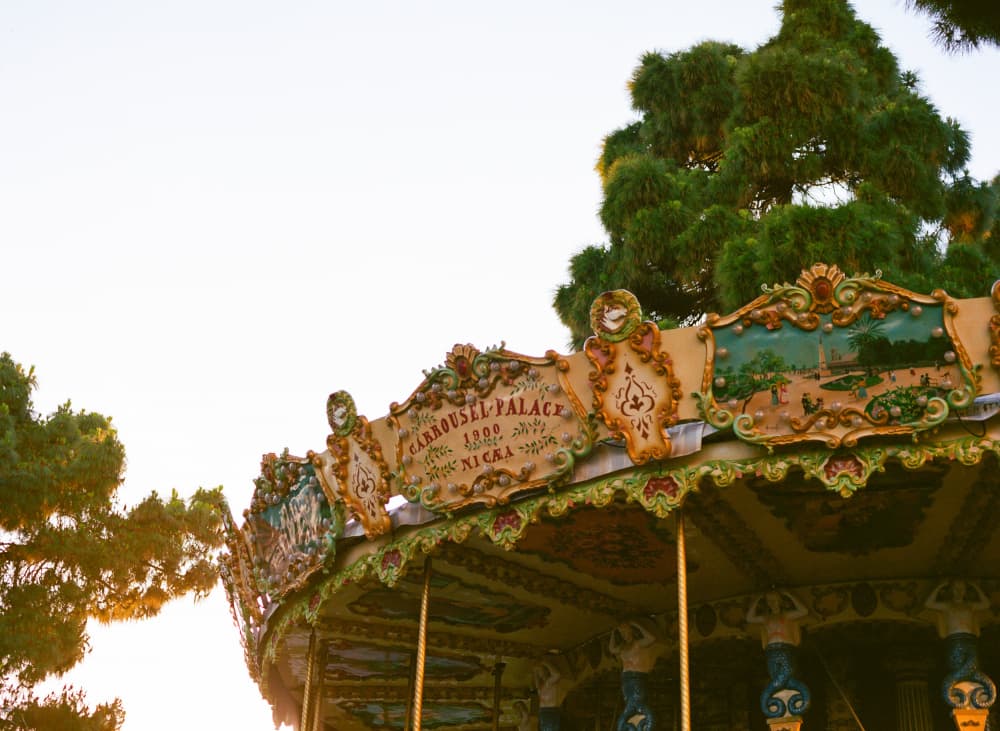 Vintage Carousel Palace by Bethany Young — canvas wall art