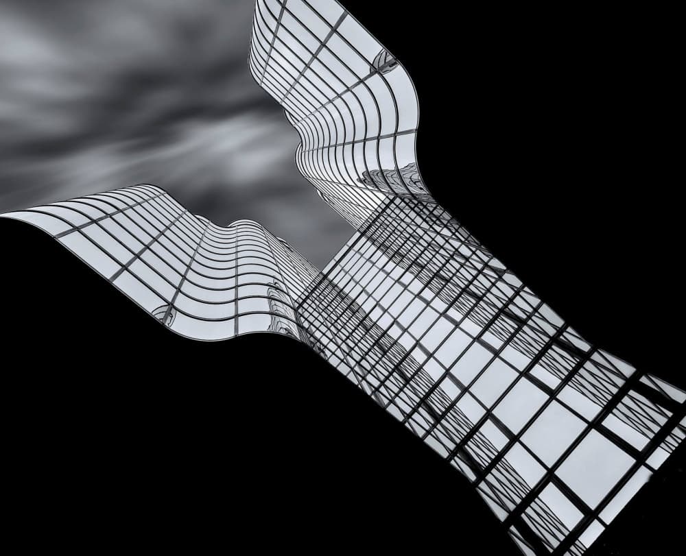 Dynamic Building Abstraction by Tomoshi Hara — canvas wall art