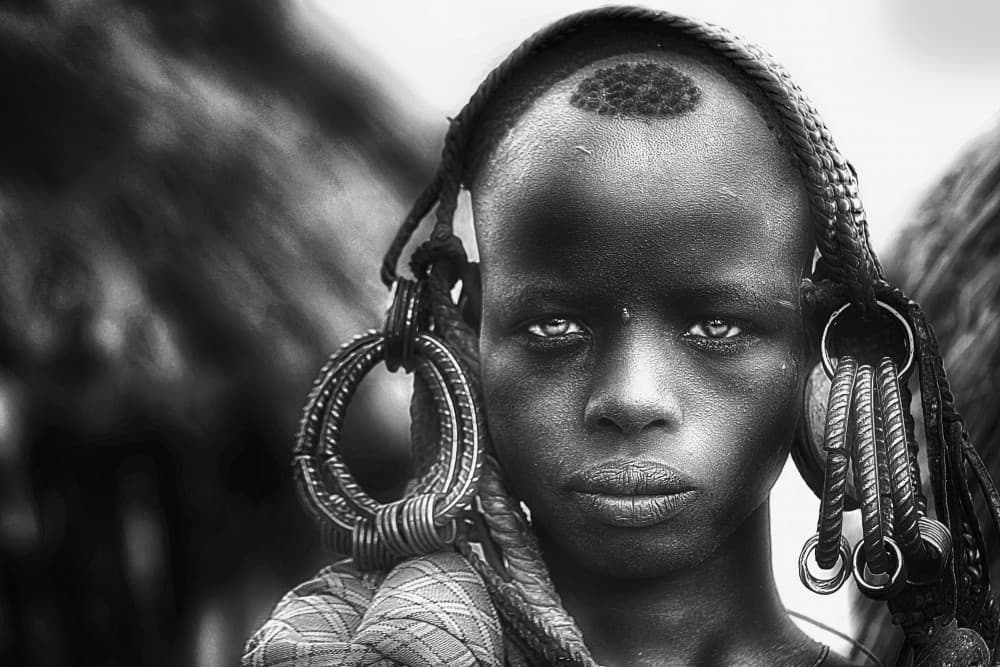 Intense African Gaze by Sergio Pandolfini — canvas wall art