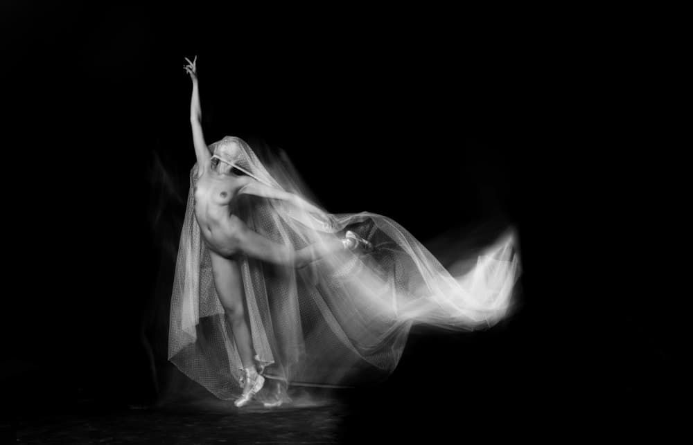 Ethereal Ballet Nude by Tran Van Truong — canvas wall art