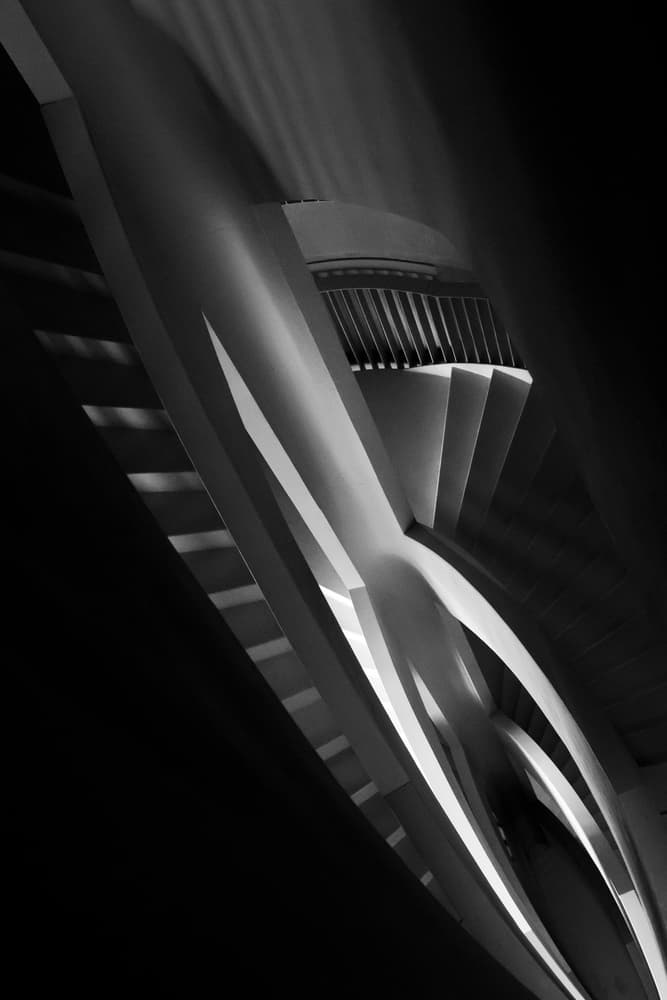 Abstract Grand Staircase by Greetje van Son — canvas wall art