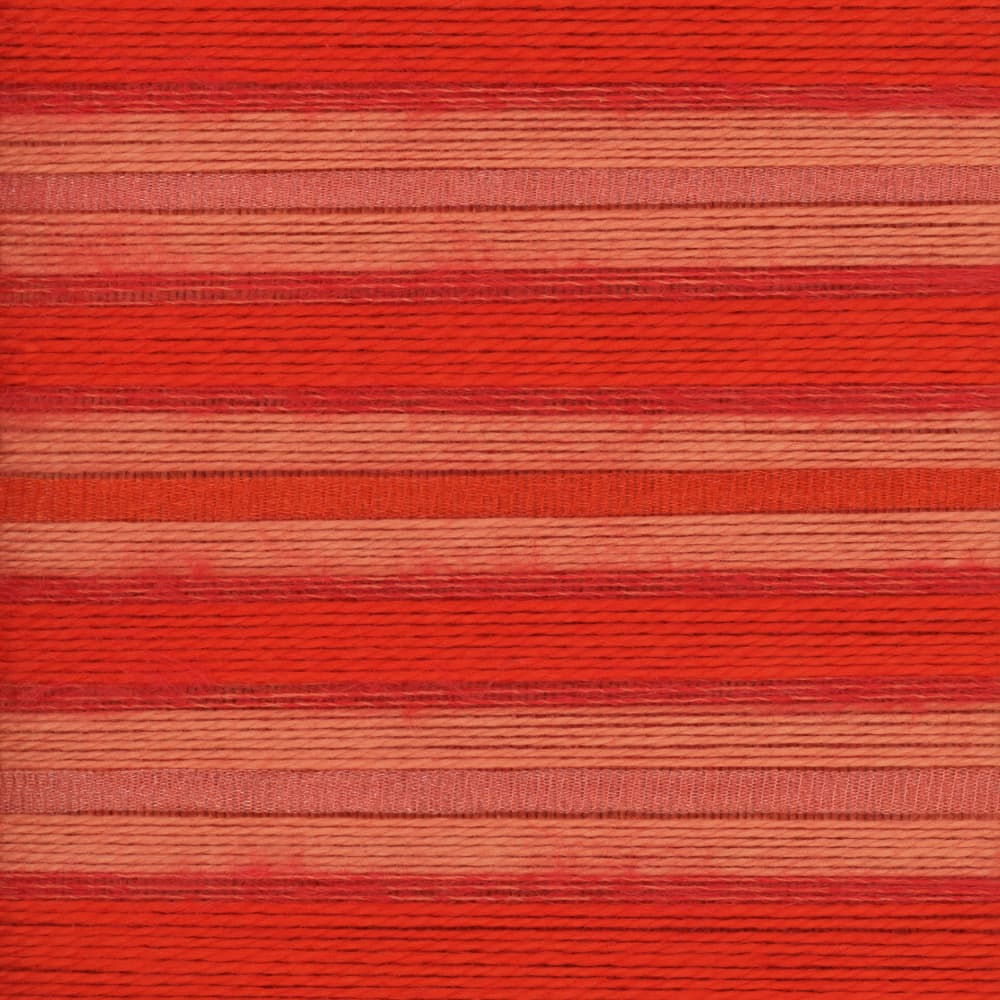 Textured Red Orange Stripes by Amanda Mclaurin — canvas wall art