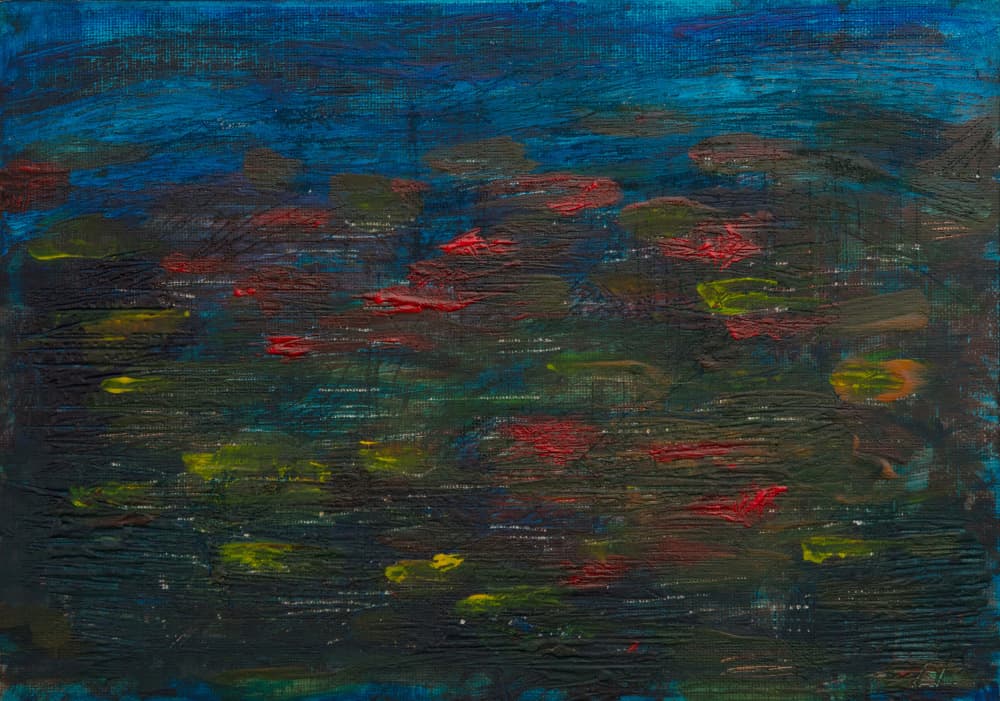 Deep Pond Reflections by Dale Hefer — canvas wall art
