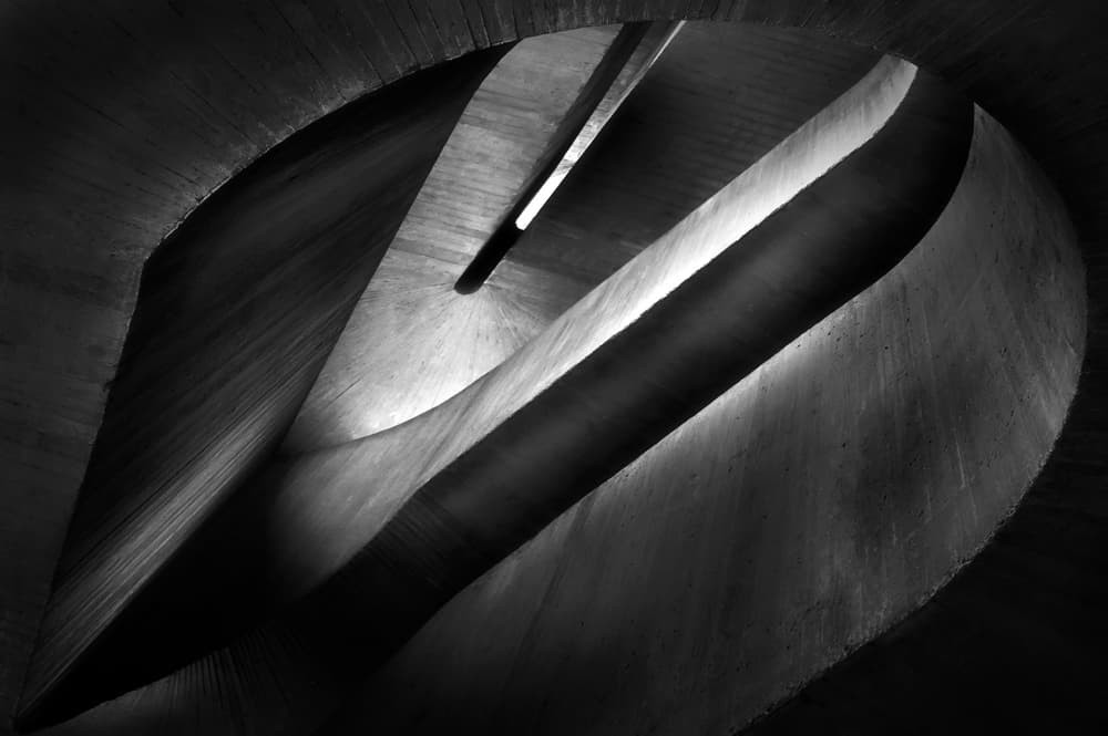 Architectural Light Curves by Hans-Wolfgang Hawerkamp — canvas wall art
