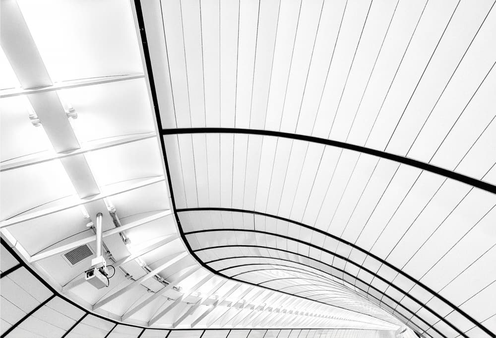 Modern Architectural Curves by Gerard Jonkman — canvas wall art