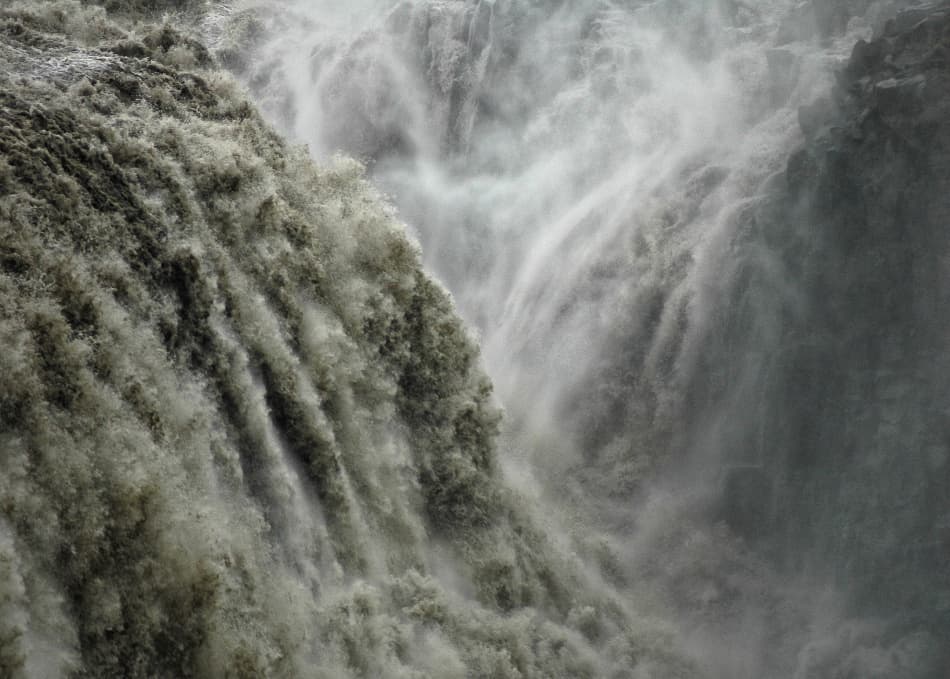 Powerful Waterfall Rush by Fulvio Pellegrini — canvas wall art
