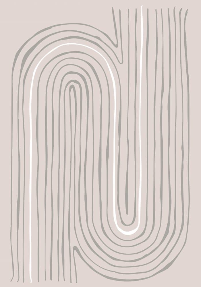 Modern Abstract Lines by Pictufy Studio II — canvas wall art