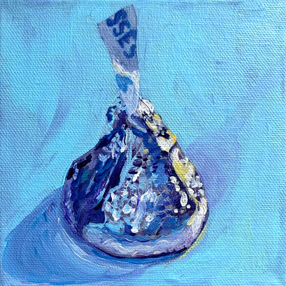 Sweet Chocolate Kiss by Pauline Wegman | Key and Sea Creative — canvas wall art