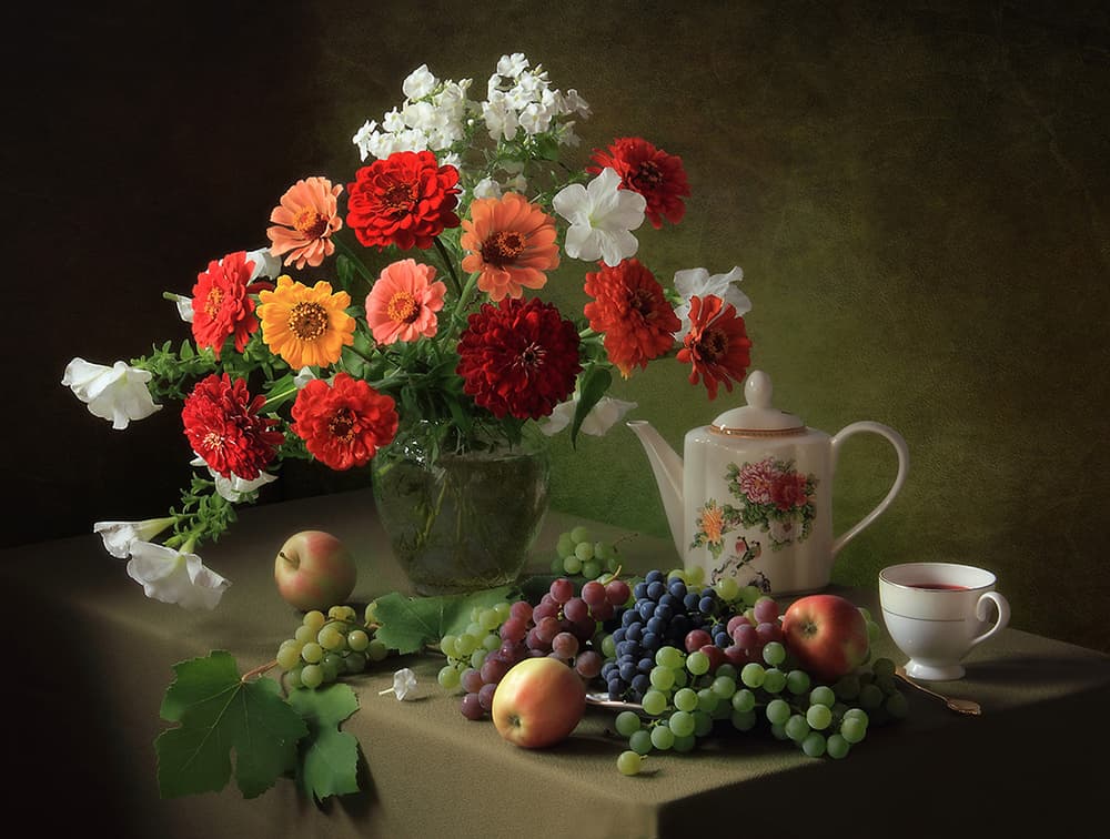 Autumn Harvest Still Life by Tatyana Skorokhod — canvas wall art
