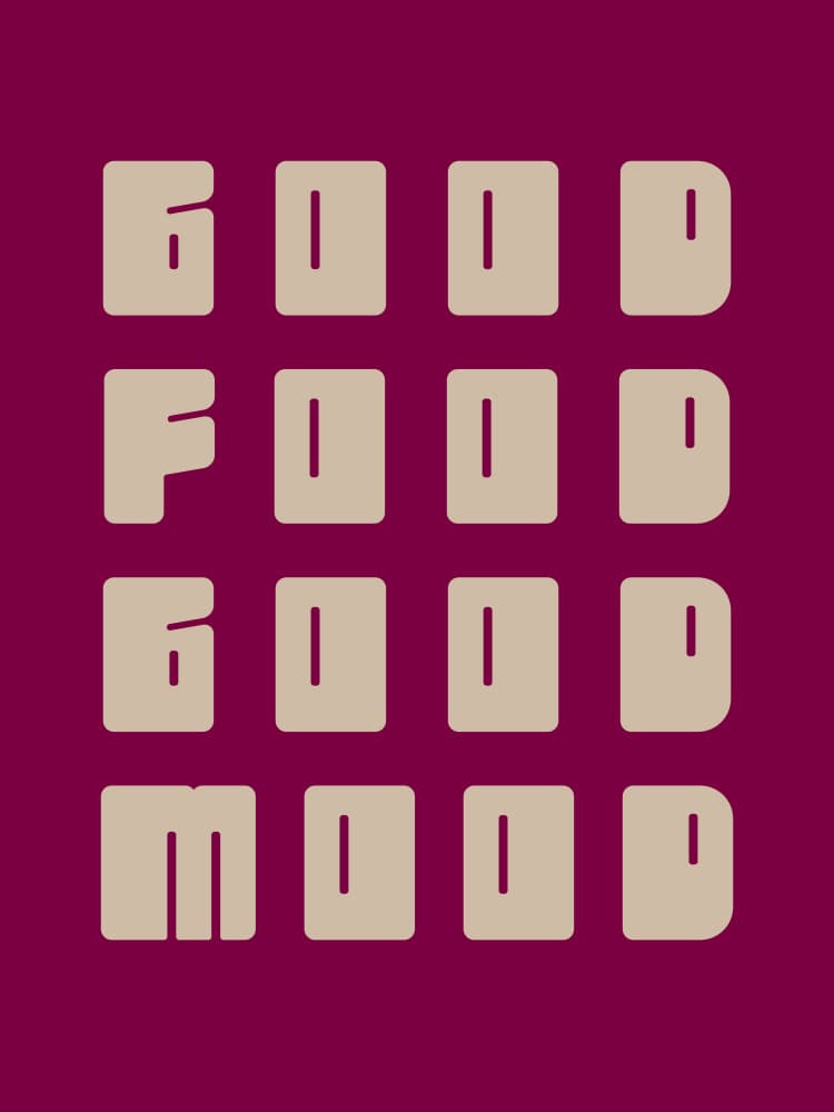 Good Food Good Mood by Andreas Magnusson — canvas wall art
