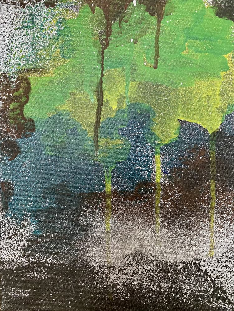 Rainy Forest Glow by Berit Pihl — canvas wall art