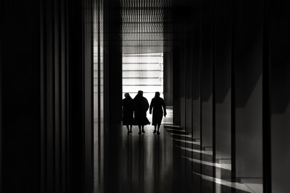Figures in Light by Damijan Sedevcic — canvas wall art