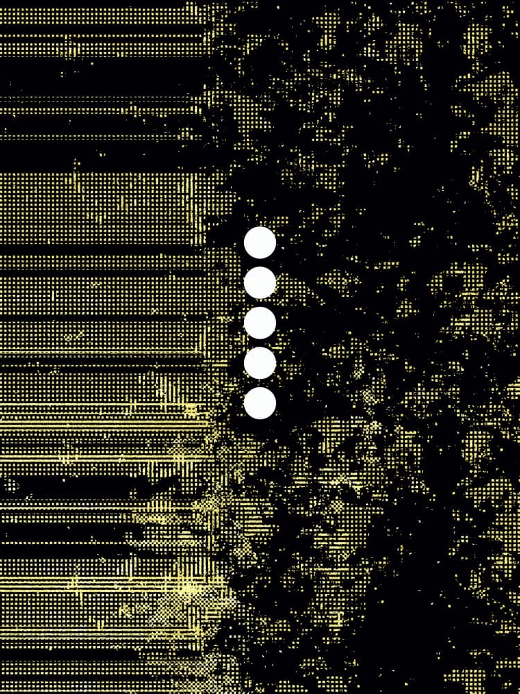 Cybernetic Grid Circles by Petr Strnad — canvas wall art