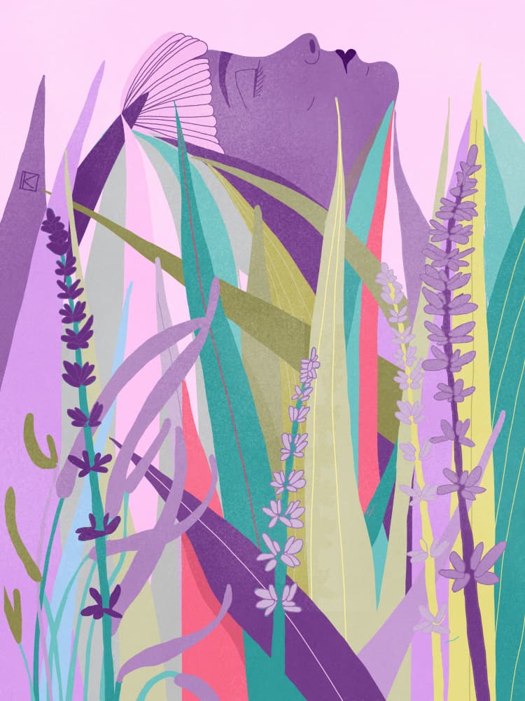 Dreaming In Lavender by Sylwia Kubus — canvas wall art