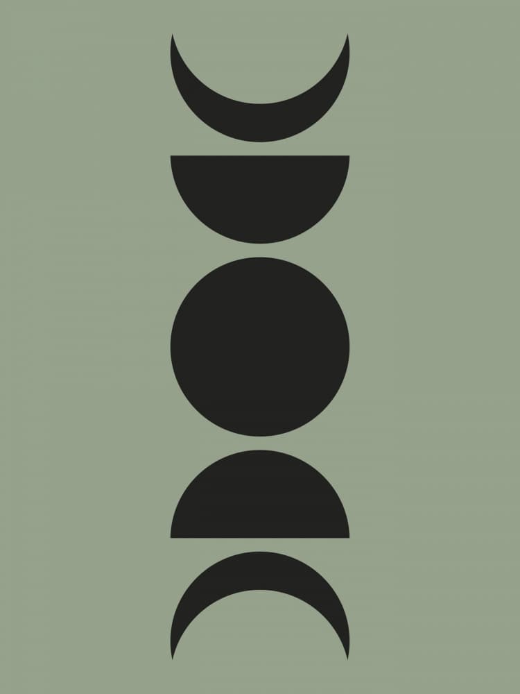 Celestial Moon Phases by Jolly and Dash — canvas wall art