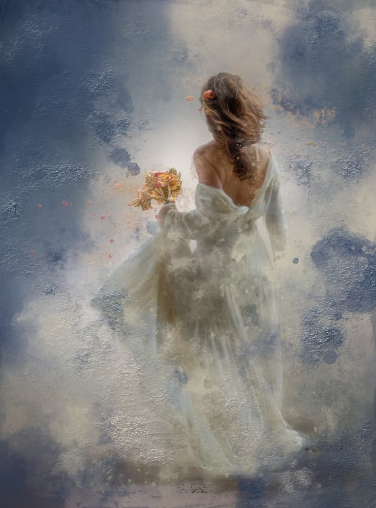 '...Remind me once again just who I am....' by Charlaine Gerber — canvas wall art