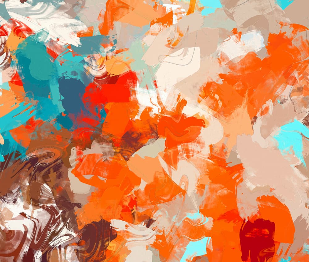 Vibrant Abstract Strokes by Uma Gokhale — canvas wall art