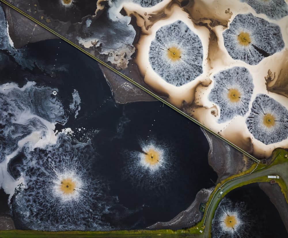 Aerial Industrial Patterns by Shenshen Dou — canvas wall art