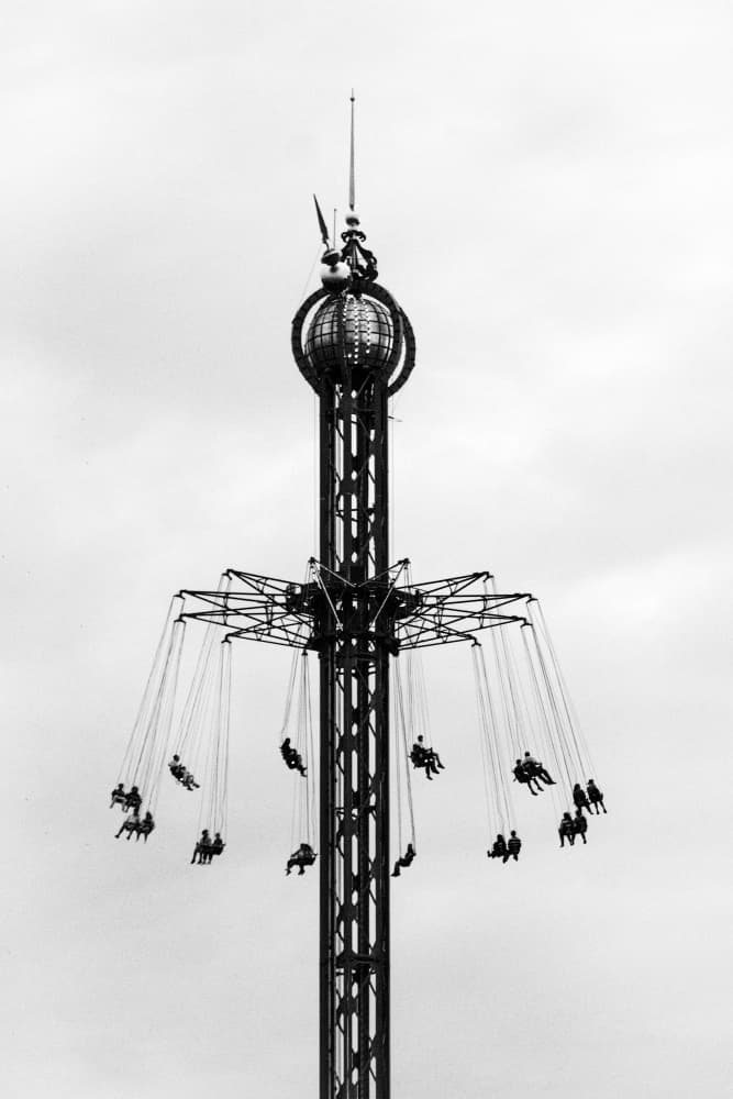 Swinging High Above by Adolfo Urrutia — canvas wall art