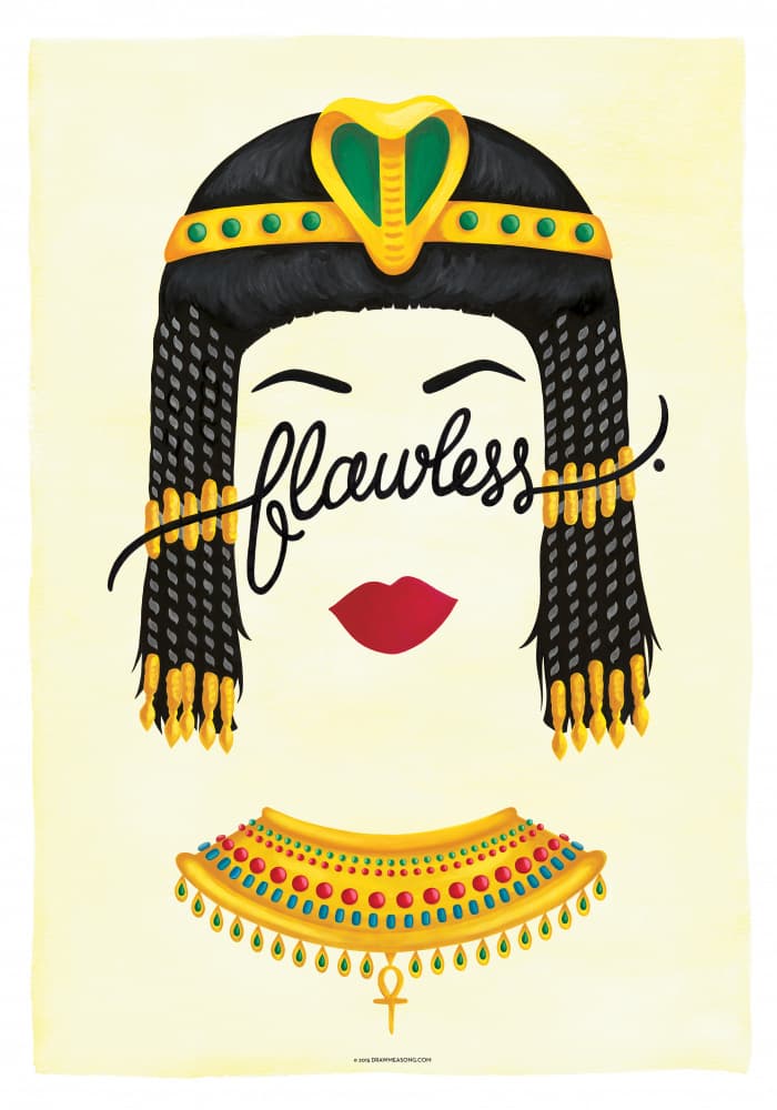 Flawless Egyptian Queen by Nour Tohme — canvas wall art
