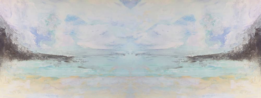 Tranquil Abstract Horizon by Breanna Megan Studio — canvas wall art