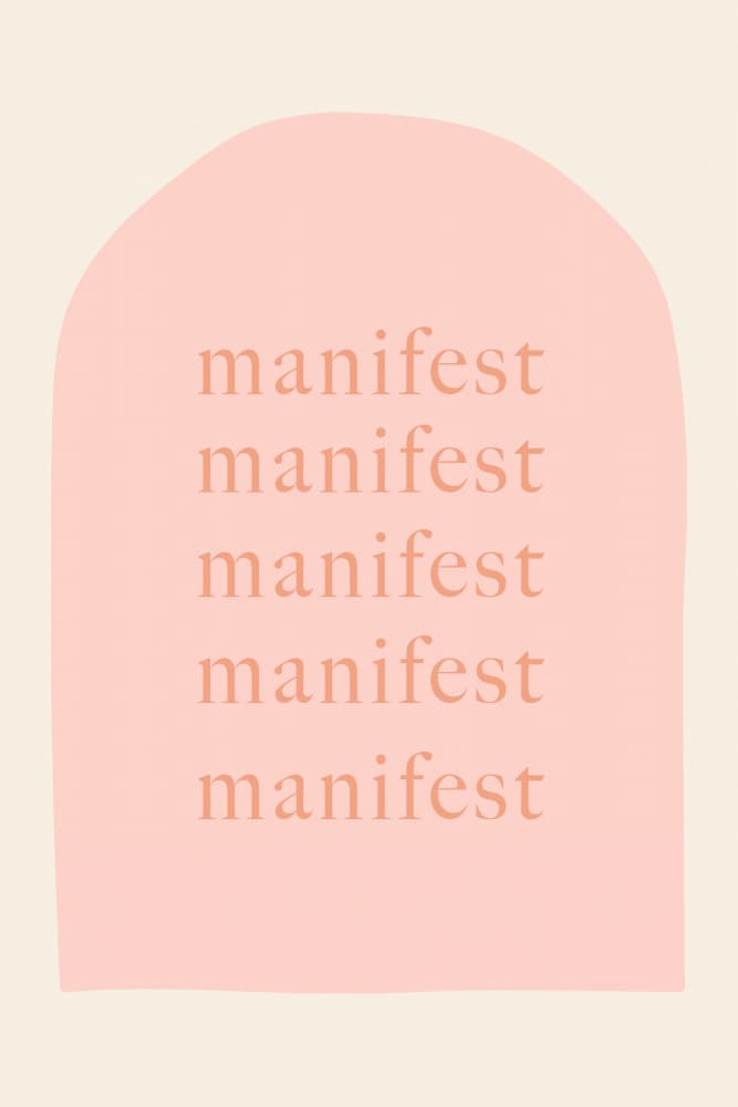 Pink Manifest Arch by Talitha McQueen — canvas wall art