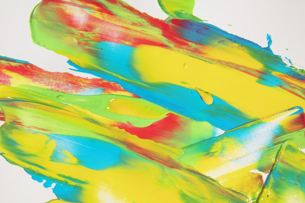 Vibrant Paint Strokes by Julia Ramiro — canvas wall art