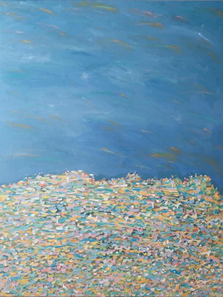 Colorful Dream Field by Helen Joynson — canvas wall art