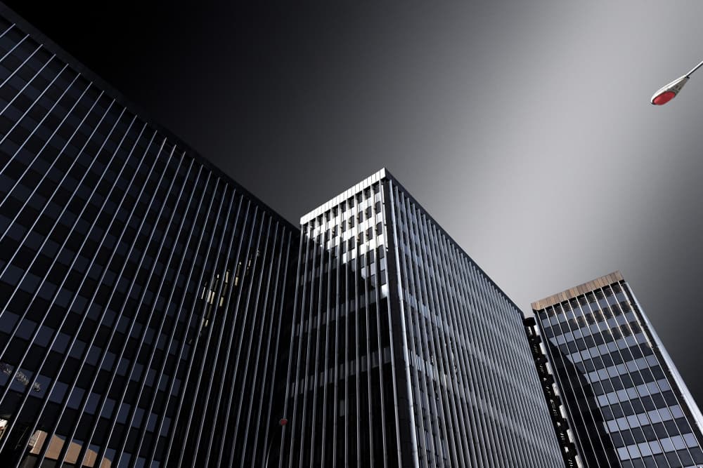Dramatic City Architecture by Jorge Pimenta — canvas wall art